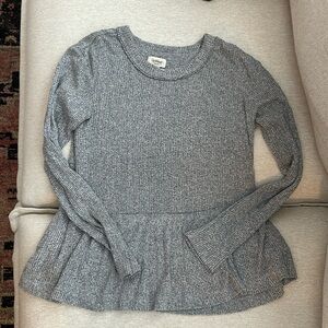 UpWest Peplum Long-sleeve Top